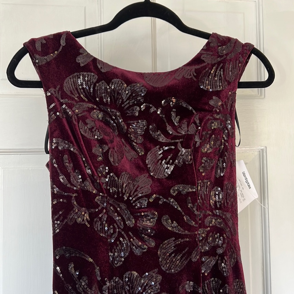Embellished Wine Colored Gown from Laundry